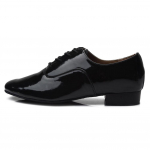 Must-valged Meeste moodsad peotantsukingad Tango-tantsukingad madala kontsaga 2,5 cm 38 must