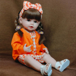 55 cm T&uuml;druk Doll Baby Reborn Terve silikoonist keha Vasts&uuml;ndinud realistlik printsessnukk Real Touch veekindel m&auml;nguasi lastele kingitused