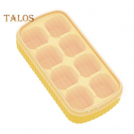 J&auml;&auml;aluse vorm painduv libisemisvastane BPA-vaba mugav temperatuurikindel j&auml;&auml;vorm suveks 8Grid kollane