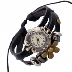 Ehtsast nahast k&auml;ev&otilde;ru kell + vintage veisenahast k&auml;ev&otilde;ru + helmestega k&auml;sitsi valmistatud k&auml;ev&otilde;ru + meeste ja naiste k&auml;ev&otilde;ru must