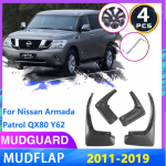 for Nissan Armada Patrol QX80 Y62 2011~ Front Rear Wheel Mudguards Fender Mudflap Mud Flaps Splash Guard Car