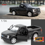 1/36 Scale F150 pikapauto survevalu automudel, tsingisulamist m&auml;nguauto lastele, tagasit&otilde;mmatavad s&otilde;idukid m&auml;nguauto v&auml;ikelastele lastele, poistele, t&uuml;drukutele 1/36-12x5x4cm must