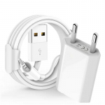Laadija USB laadimiskaabel EU seinalaadija iPhone 7 jaoks 8 6 6S 14 Plus X XR XS Max 11 12 13 Pro Max 5 5S SE USB andmekaabel Charger&Cable-2M