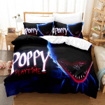 kemila 3D Huggy wuggy tekikott koos padjap&uuml;&uuml;riga, kaheinimesevoodi, kaheinimesevoodi, suur kuninganna voodiriided, voodipesu AU Queen 210x210