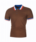 Suvine moodne meeste polos&auml;rk Suvine uus &auml;riline vaba aja veetmiseks kvaliteetne v&auml;rviline blokeeriv rev&auml;&auml;riga polos&auml;rk meestele S valge