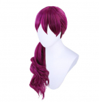 M&auml;ngu tegelane K/DA Evelynn Long lokkis parukas Cosplay kost&uuml;&uuml;m KDA kuumakindel s&uuml;nteetilised juuksed Naiste peol Cosplay parukad Long lilla
