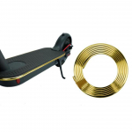 Bumper Protective Decorative Scooter Body Strips Sticker Tape For Xiaomi Mijia M365 pro Electric Skateboard Car Scooter style 1 yellow