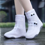 Vihmajalatsite katted veekindlad ja libisemiskindlad meeste ja naiste vihmakindlad vihmakindlad jalatsid Vihmaveekingad paksendatud kulumiskindlad k&otilde;rged vihmasaabaste katted 34-36 valge