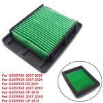 Mootorratta mootori &otilde;hu sisselaskefiltri puhastuselemendi &otilde;hufilter Suzuki GSXS125 GSXR125 2017- GSXR150 GSXS150 GP jaoks