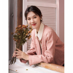 MISHOW vintage prantsuse naiste jope 2023 O-kaelusega pikkade varrukatega taskud n&ouml;&ouml;bid Sirged kontori naiste riided MXC41W0038 S