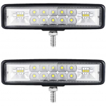 6-tollised paari LED-t&ouml;&ouml;tuled 120 W 12000 Lm 6000 K Traktori tuled LED-riba 4X4 udutuled 4-realised esituled Mootorratta LED-esituled Paat-veoauto maastur Ha 17x9x8cm