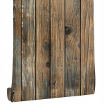 Retro kunstpuidust teraline koorimis- ja pulgatapeet, isekleepuv puidust plank-tapeedirull, eemaldatav vin&uuml;&uuml;list seinakate restorani jaoks Wood Grain / 0.45*3M