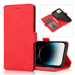 Retro magnetiline nahast rahakoti kaardipesa &uuml;mbris iPhone 15 14 13 12 11 Pro Max XSMAX XR jaoks Samsung S23 S22 S21Ultra Plus A53 A13 A14 A54 Huawei Redmi jaoks iPhone 6/6S punane