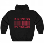 Kindness It's Priceless kapuuts vabaaja naiste pikkade varrukatega džemprid Christian Be Kind kapuutsiga pulloverid S hall v&auml;rv