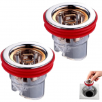 L&otilde;hnakindel p&otilde;randa &auml;ravool, p&otilde;randa &auml;ravoolu tagasivoolu takistaja, l&otilde;hnavastane p&otilde;randa &auml;ravool, takistab l&otilde;hna hajumist du&scaron;iruumides, vannitubades ja k&ouml;&ouml;kides 2 PCS