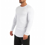 Muscleguysi uustulnukate kevade ja s&uuml;gise treeningtopid meeste hingavad kulturismi-fitnessi Raglan varrukatega T-s&auml;rk M must