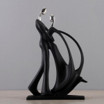 Nordic Art Dancing Couple Resin Figuuriornamendid Kujukesed Kodukaunistuse tarvikud Elutoa kaunistused Kodukaunistuseks