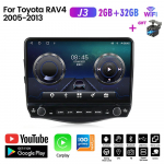 Autoraadio Android Toyota RAV4 Rav 4 2005-2013 Nupuga 10-tolline multimeediumipleier Navigatsioon GPS Carplay 2+32GB