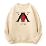 Hunter X Hunter Hoodie Naiste Harajuku Graafiline Unisexga HXH Killua Pusad S&uuml;gistalvised Pulloverid Pusad Pusad Anime riided XL beige