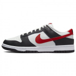 Nike Dunk Low Must Valge Punane Meeste Tossud University-Red FB3354-001 42.5