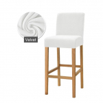 1/2/4/6 t&uuml;kki sametkangast baaritooli kate Suur elastne k&otilde;rge taburet toolikaitse istme&uuml;mbris s&ouml;&ouml;gitoa jaoks 6 Pieces