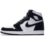 Air Jordan 1 Retro High OG Twist Naiste tossud Must Must-Metallik-Kuldne-Valge CD0461-007 35.5