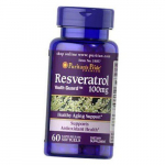 Resveratrool, Resveratrol 100, Puritan's Pride 60 geelkapslid (70367021) 60softgels