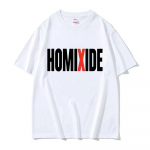 R&auml;ppar HOMIXIDE Graafilise tr&uuml;kiga T-s&auml;rk Unisex Fashion Hip Hop Style T-s&auml;rk Meeste vabaaja puuvillased &uuml;lisuured l&uuml;hikeste varrukatega T-s&auml;rgid XL