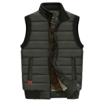 Meeste jakk Varrukateta Vest Talvine Meeste Fliisist Soe Vest Mantlid Meeste Kaelus Armee Paks Vestid Riietus 6xl 6XL roheline