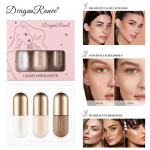 Highlighting Liquid Repair Matte Highlighting Liquid Repair Kit ninavarjude pisarak&uuml;na helendav peitekreemi komplekt 3pcs