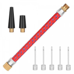 8 tk / komplekt, &otilde;hupumba t&auml;ispuhuja pikendusvoolik jalgrattapumba adapterite jaoks, pallipumba n&otilde;el, &otilde;hupalliga t&auml;ispuhutavad m&auml;nguasjad, otsik t&auml;iteseadme adapteri &otilde;hupump 8pcs/set