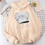 Jaapani anime Jujutsu Kaisen Hoodie Pusa Satoru Gojo Pullovers T&uuml;drukute pusad Unisex Naiste Mood Spordidressid Lastele Unisex riided 2XL