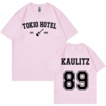 Rock Band Tokio Hotel Kaulitz T-s&auml;rk Meeste Mood vabaaja l&uuml;hikeste varrukatega T-s&auml;rk Hip Hop Punk Suured T-s&auml;rgid Unisex t&auml;navar&otilde;ivad S