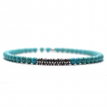 Trendikas 4 mm v&auml;ikeste helmestega k&auml;ev&otilde;ru Naturaalne tiigrisilm t&uuml;rkiissinine kivist k&auml;ev&otilde;ru Meeste naiste k&auml;sitsi valmistatud Lucky Friendship k&auml;ev&otilde;ru k&auml;ev&otilde;ru Green Turquoise