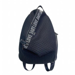 Nailonist seljakott Mood naiste kott Disainer v&otilde;rkkott seljakott isikup&auml;rastatud ebaregulaarne suure taskuga seljakott vabaaja reisikott must