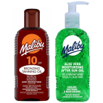 Malibu p&auml;ikese&otilde;li SPF10 200ml + Aloe Geel p&auml;rast p&auml;evitamist 200ml