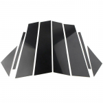 Auto samba postid l&auml;ikiv klaverimust kaunistus Mazda 3 Axela 2006-2010 2011 2012 2014-2023 aknaliistude kattekleebised