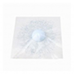 Naljakas 3D golfiakna m&otilde;ranenud pall, tuuleklaasi auto kleebiste kleebiste kaunistus valge