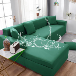 Veekindlad diivanikatted &uuml;hev&auml;rvilised nurgadiivani katted elastsed diivanikatted elutoa diivanikomplekt lemmikloomadele lastele 3 seater 185-230cm tumeroheline v&auml;rv