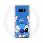 &Uuml;mbris Samsung Galaxy S8 Stitch armas sinine taust