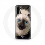 &Uuml;mbris Huawei P30 mustvalge siniste silmadega siiami kassile