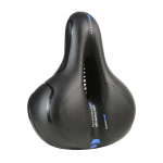 Mugav rattaiste koos m&auml;luvahupadjaga amortisatsiooniga helkurriba laia jalgratta sadula asendus sise-/v&auml;liratastele sinine