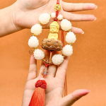 Car Rear View Mirror Pendant Accessories Universal Charm Easy to Hang Ornament Interior Buddha