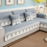 Puuvillane diivanikate Universaalne abrasiivne elutuba Nahast diivanipadi riie libisemiskindlast katepadjast pitsist diivan seljaosa pehme r&auml;tik 70x70cm 1pcs