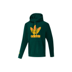 Adidas Originals Trefoil suur logotr&uuml;kiga kapuutsiga puseroog Meeste puseroog Metsaroheline GR9960 M
