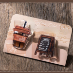 &Uuml;ks komplekt Coffee TN kristallliim Planner Clip Creative Epoxy kirjaklamber P&uuml;hadekingitused Koolile Kontoritarbed