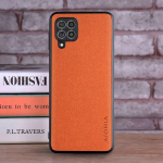 &Uuml;mbris Samsung Galaxy M32 F22 coque jaoks Luksuslik tekstiil Nahk nahk pehme TPU k&otilde;va telefoni&uuml;mbris samsung galaxy m32 korpusele funda M32 must