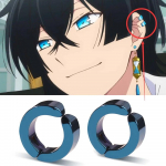 Juhtumiuuring Vanitase k&otilde;rvar&otilde;ngaste kohta Anime Vanita Sama sinine k&otilde;rvaklamber meestele roostevabast terasest ehete Cosplay kohandatud
