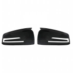 Rear view Mirror Covers For Mercedes-Benz W204 E W212 W176 W246 CLS C218 GLA X156 ABS Carbon Fiber Gloss Black Bright black