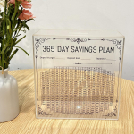 Akr&uuml;&uuml;list rahakarp 20x8x20cm sihtm&auml;rgi ja numbrite s&auml;&auml;stmisega aastaks